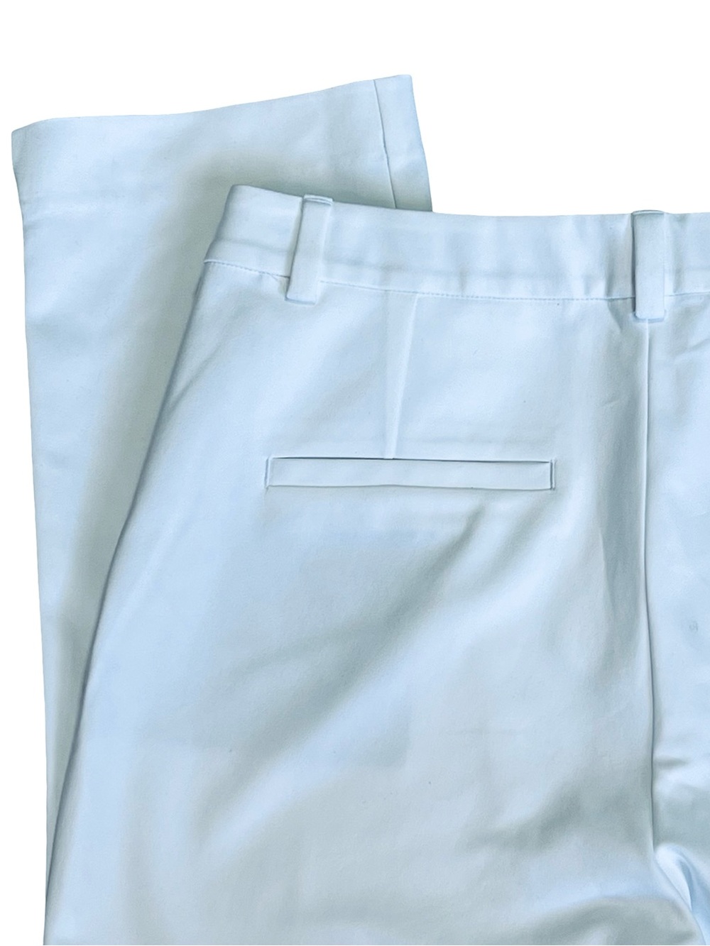 Lilly Pulitzer Women’s 12 White Luxetic Pants Ana High Rise Straight Leg Ankle - Picture 9 of 16